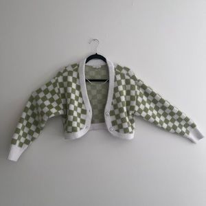 KashMiii later Sk8r Green Checker Skirt Set